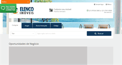 Desktop Screenshot of elencoimoveis.com.br