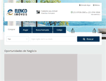 Tablet Screenshot of elencoimoveis.com.br
